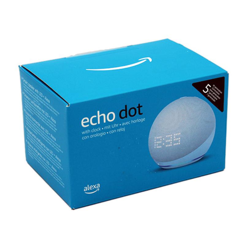Amazon Speaker Echo Dot (5 Gen) with Clock Blue (B09B8RVKGW)