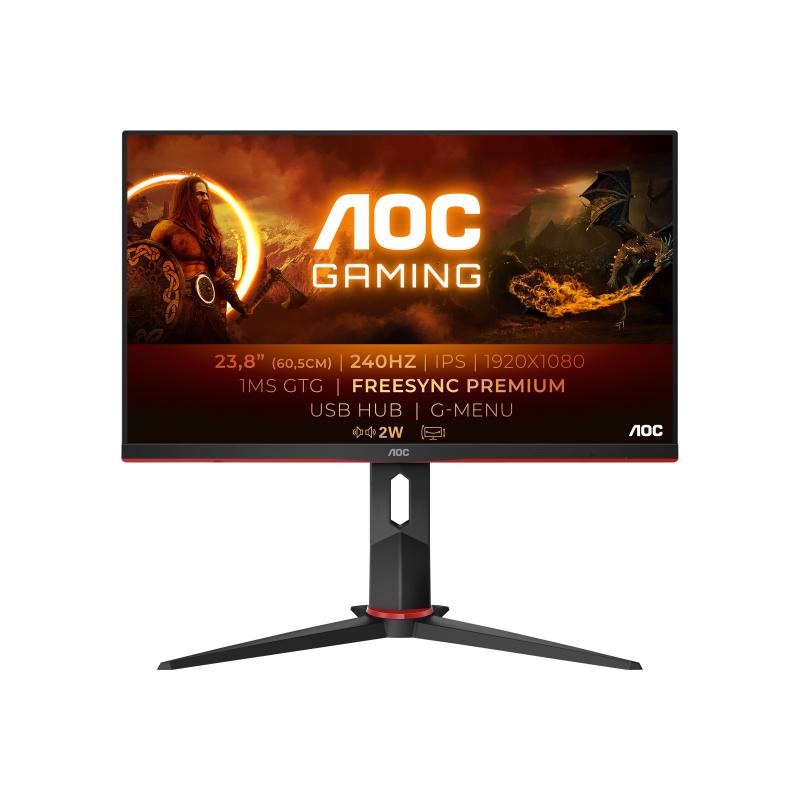 AOC Gaming 24G2ZU BK LED Monitor (24G2ZU/BK)