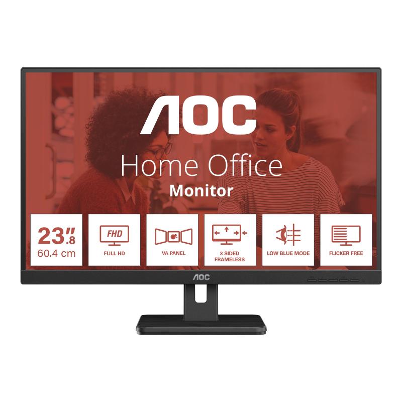 AOC Monitor (24E3UM) LCD 1920X1080 16:9 4MS Flachbildschirm (TFT LCD) 4 ms