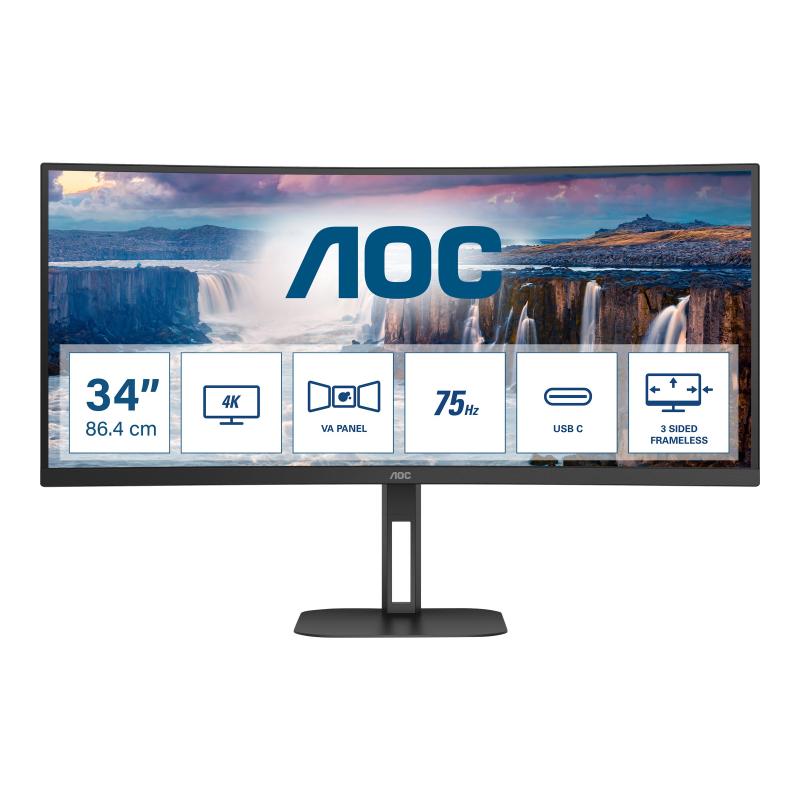 AOC Monitor Value-Line ValueLine CU34V5C BK (CU34V5C/BK)