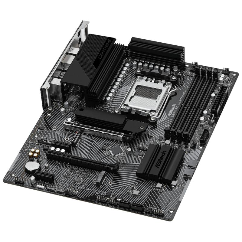 ASRock B650 PG Lightning Motherboard ATX Socket AM5 AMD (90-MXBK20-A0UAYZ) (90MXBK20A0UAYZ)