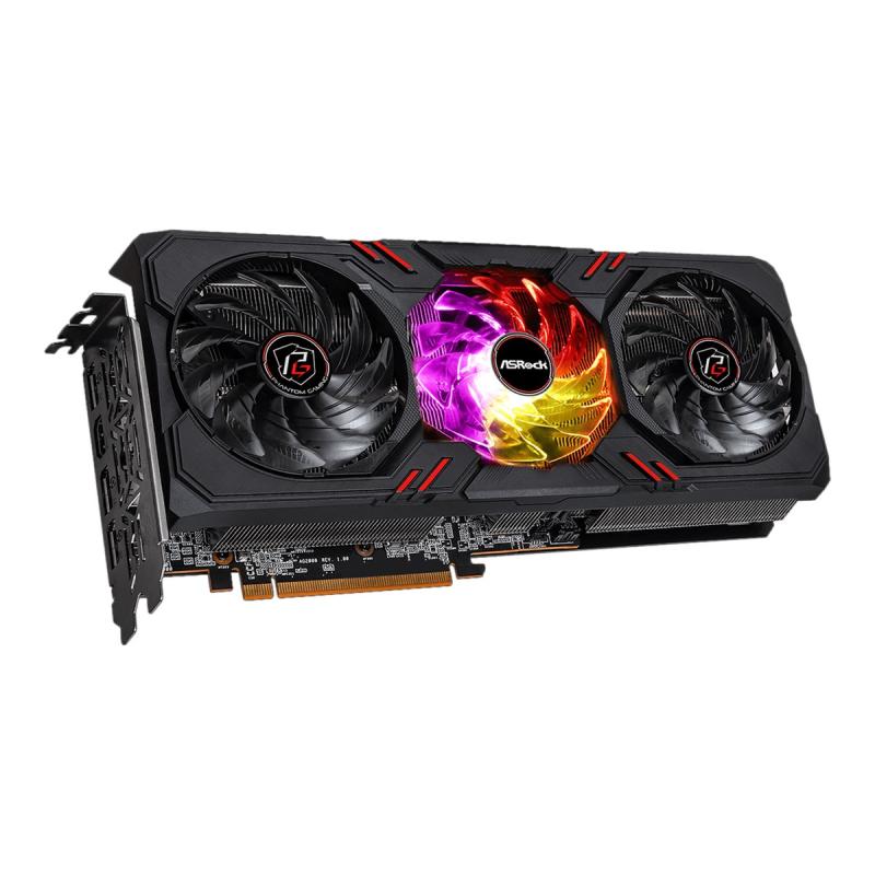 ASRock Phantom Gaming D Radeon RX 6600 XT 8GB OC (90-GA2QZZ-00UANF) (90GA2QZZ00UANF)