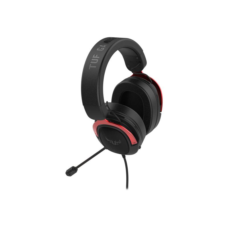 ASUS Gaming Headset TUF Gaming H3 Red Headset Over ear 3,5 mm 7 1 Surround Asus1 Asus 1 Sound (90YH02