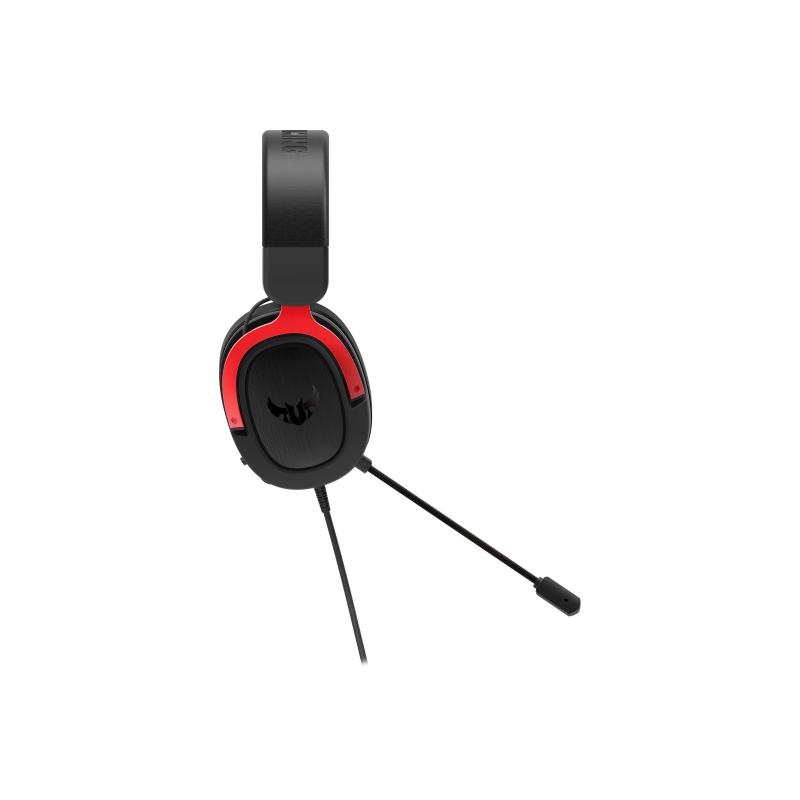 ASUS Gaming Headset TUF Gaming H3 Red Headset Over ear 3,5 mm 7 1 Surround Asus1 Asus 1 Sound (90YH02