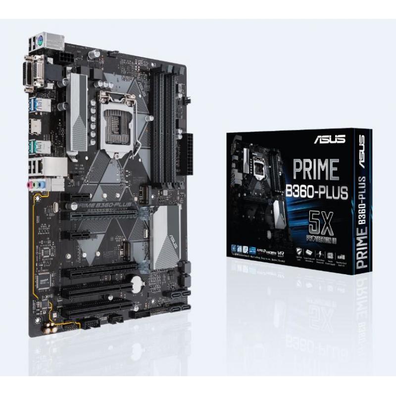 ASUS Mainboard-1151v2 Mainboard1151v2 B360 Asus B360 PRIME B360-PLUS B360PLUS (90MB0WB0-M0EAY0) (90MB0WB0M0EAY0)