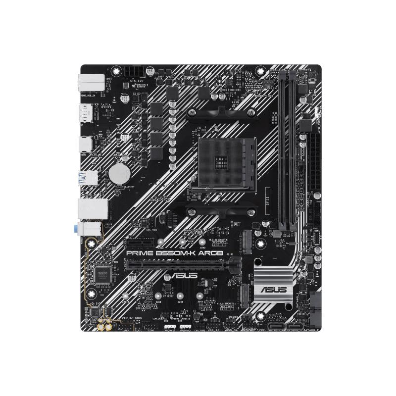 ASUS Mainboard PRIME B550M-K B550MK ARGB micro ATX (90MB1GC0-M0EAY0) (90MB1GC0M0EAY0)