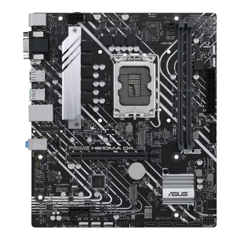 ASUS Mainboard Prime H610M-A H610MA D4-CSM D4CSM (90MB19P0-M0EAYC) (90MB19P0M0EAYC)