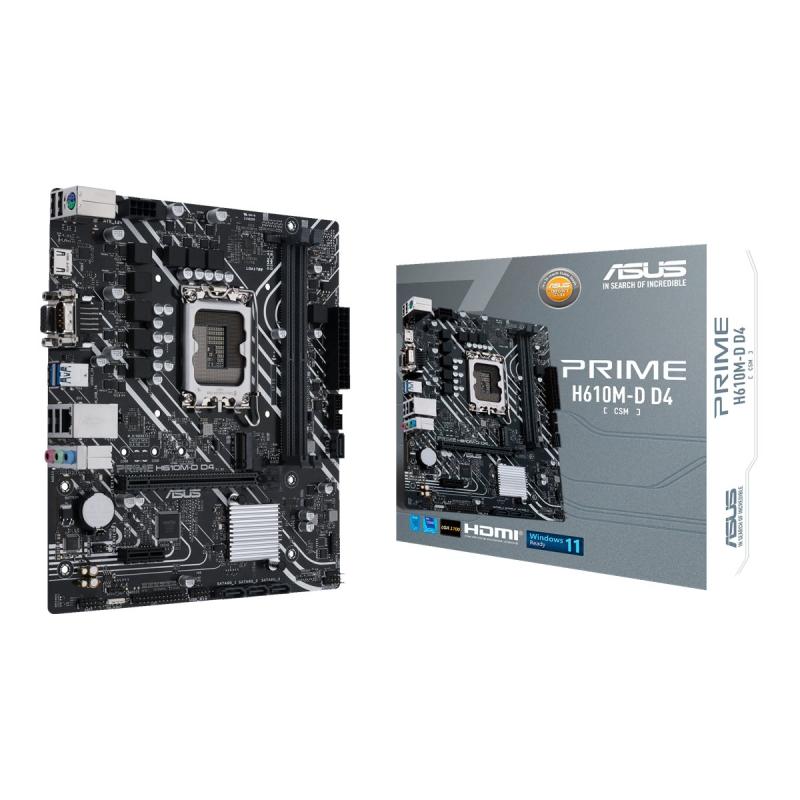 ASUS Mainboard Prime H610M-D H610MD D4 (90MB1A00-M0EAY0) (90MB1A00M0EAY0)