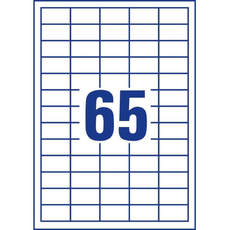 Avery Zweckform, Labels Avery 38 x 21,2mm, A4 (3666)