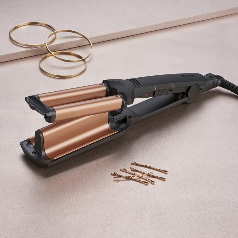 BaByliss Curling Iron (W2447E) Deep Waves black bronze