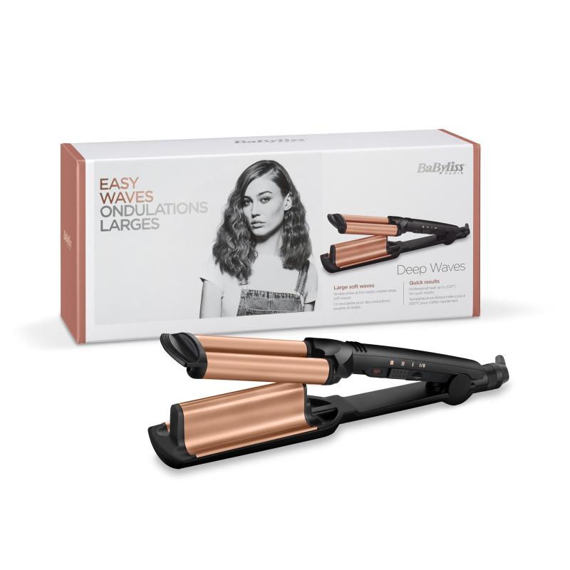 BaByliss Curling Iron (W2447E) Deep Waves black bronze