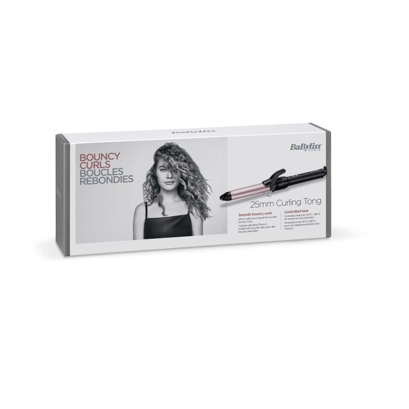 BaByliss Curling Tongs Pro 180 25mm black gold (C325E)