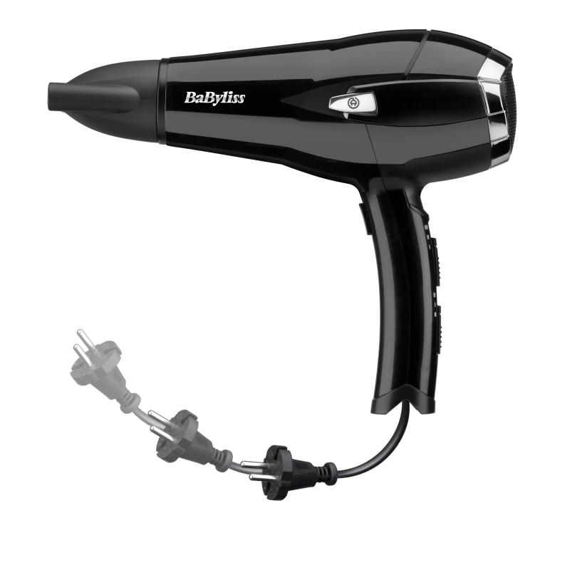 BaByliss Hair Dryer Cordkeeper 2000 black Schwarz (D374DE)
