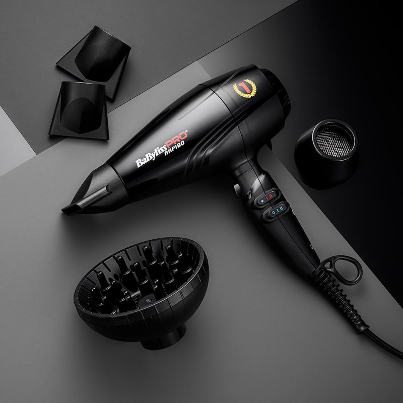 BaByliss Hair Dryer Pro Rapido black Schwarz (BAB7000IE)