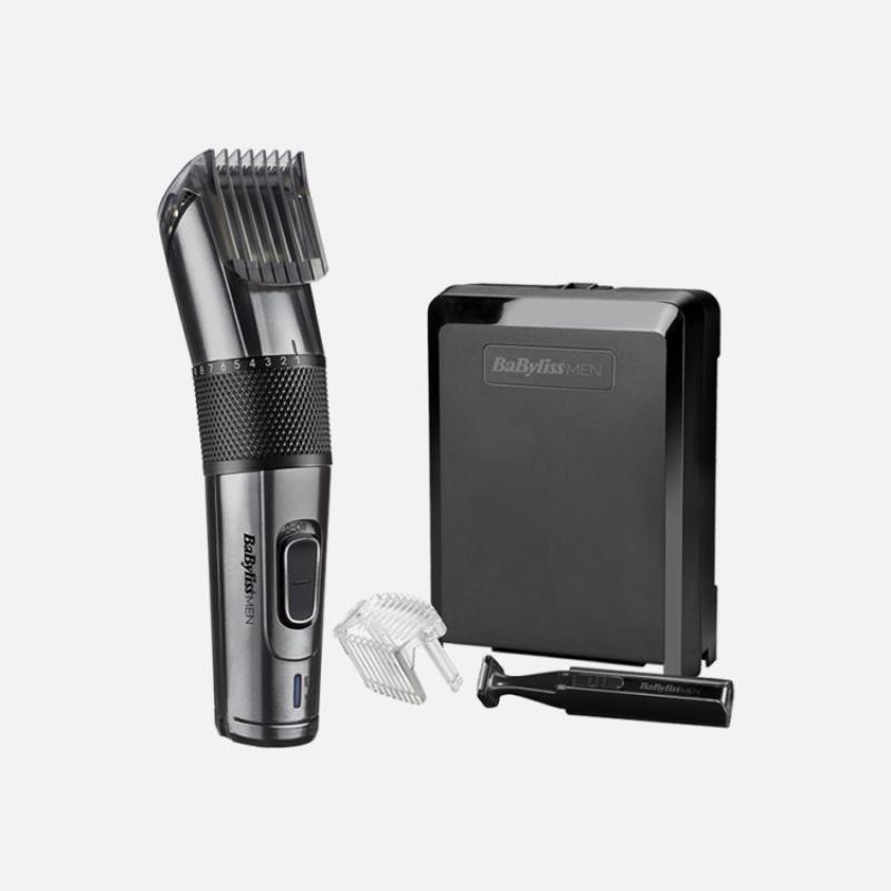 BaByliss Men Hair Clipper Carbon Titanium Smooth Pecision black Schwarz (E978E)