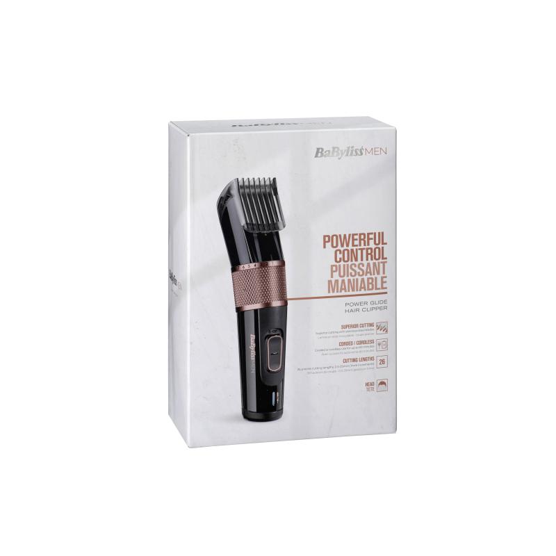 BaByliss Men Hair Clipper Power Glide black Schwarz (E974E)