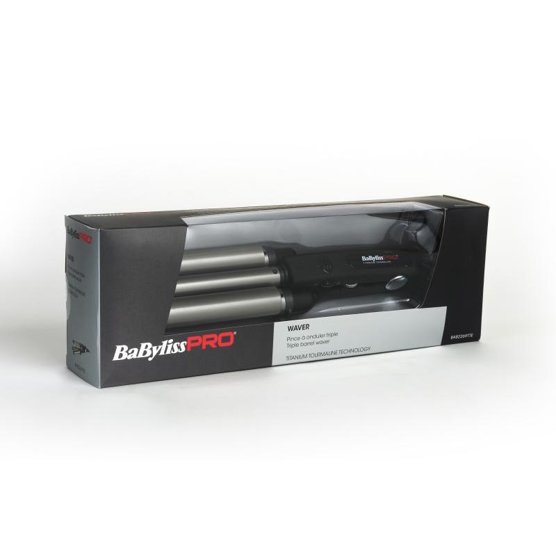 Babyliss Pro Curling Iron Triple Barrel black grey (BAB2269TTE)