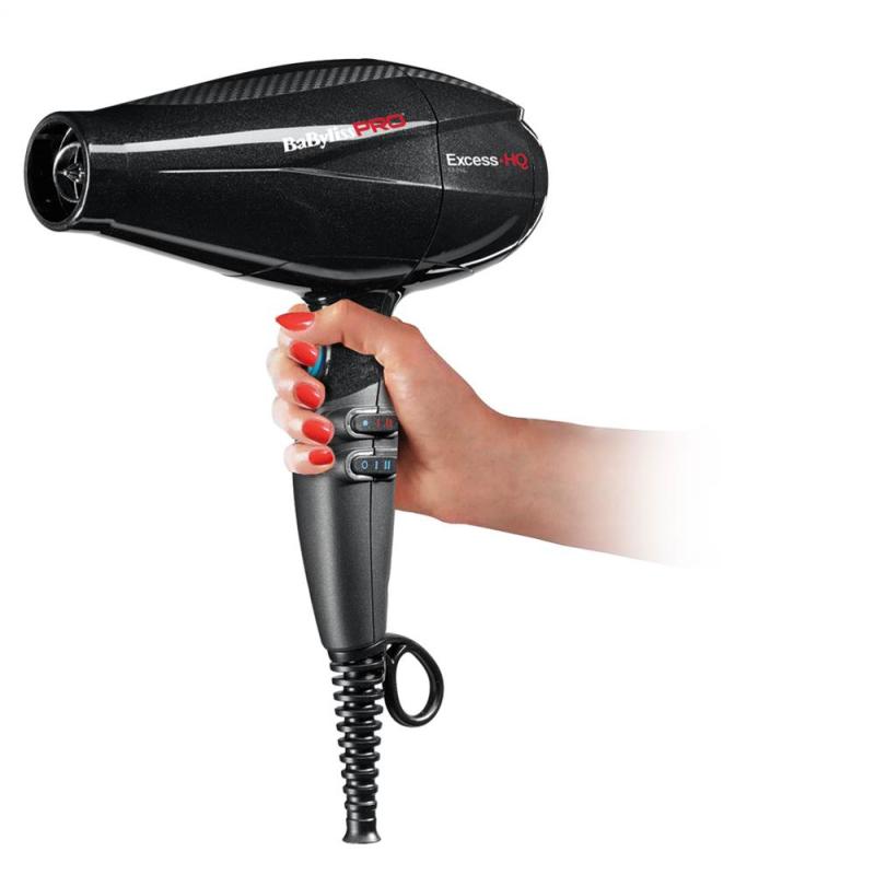 BaByliss Pro Hair Dryer Pro Excess-HQ ExcessHQ black Schwarz (BAB6990IE)