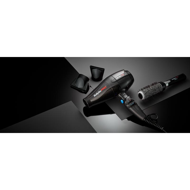 BaByliss Pro Hairdryer Caruso HQ black Schwarz (BAB6970IE)