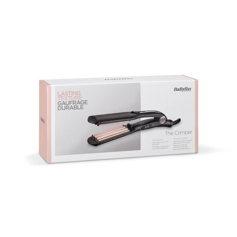 BaByliss Straightener The Crimper 35mm black pink (2165CE)