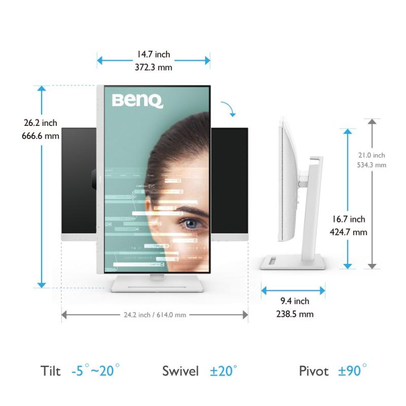 BenQ Monitor GW2790QT white (9H LLGLA TBE) BenQLLGLA BenQ LLGLA