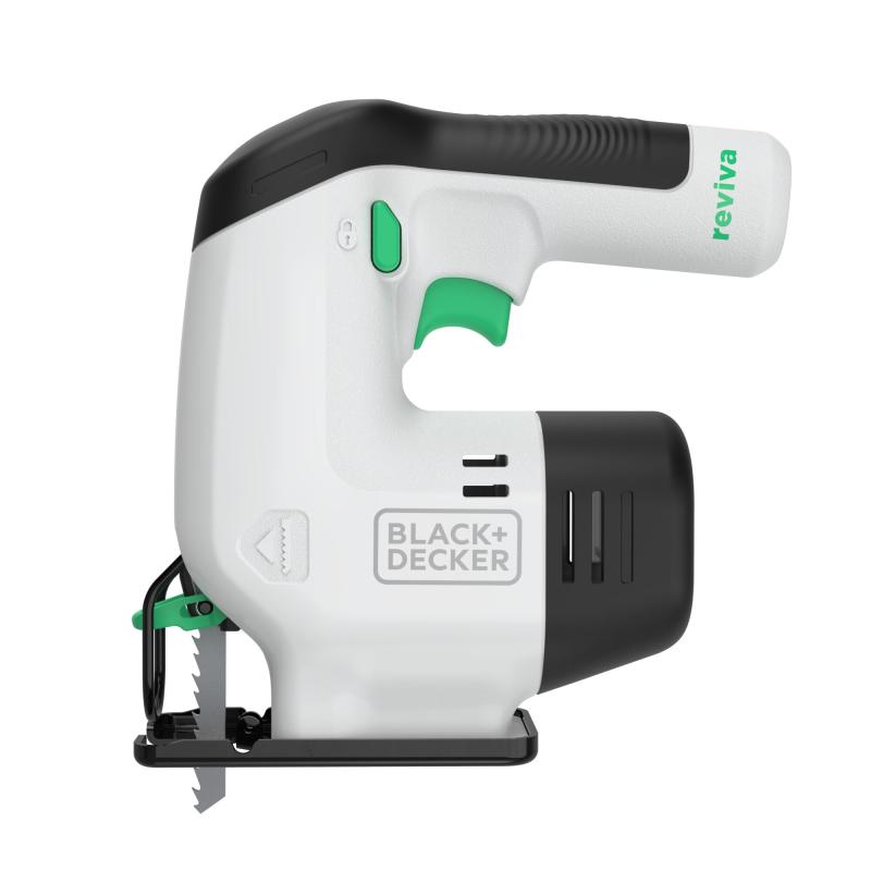 Black Schwarz & Decker Jigsaw 12V 1,5Ah (REVJ12C-QW) (REVJ12CQW)