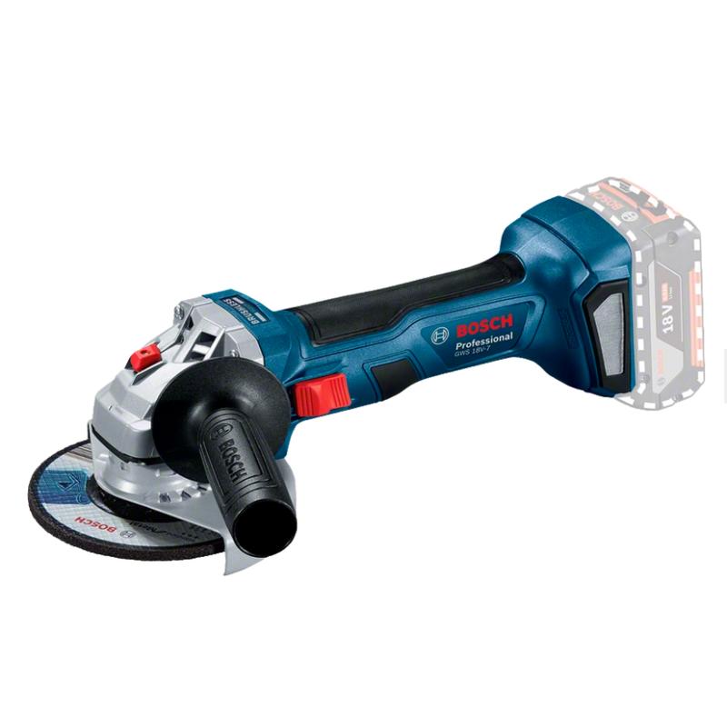 Bosch Cordless Angle Grinder GWS 18 V-7 V7 125mm (06019H9001)