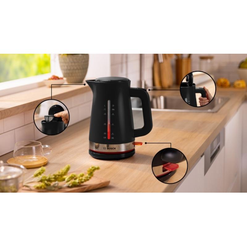 Bosch Kettle MyMoment black Schwarz (TWK4M223)