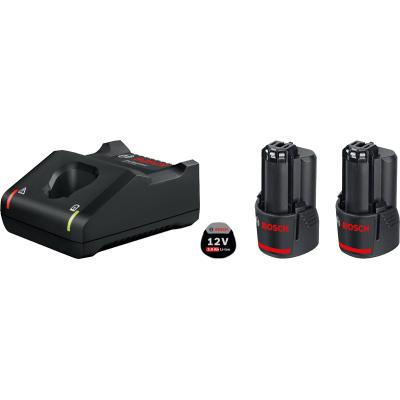 Bosch Professional Battery Set rechargable 2x 2 0 Ah 12V (1600A019R8)