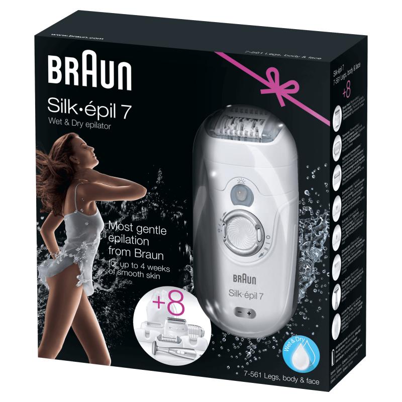 Braun Epilierer Silk-epil Silkepil 7 7-561 7561 Wet&Dry (183006)