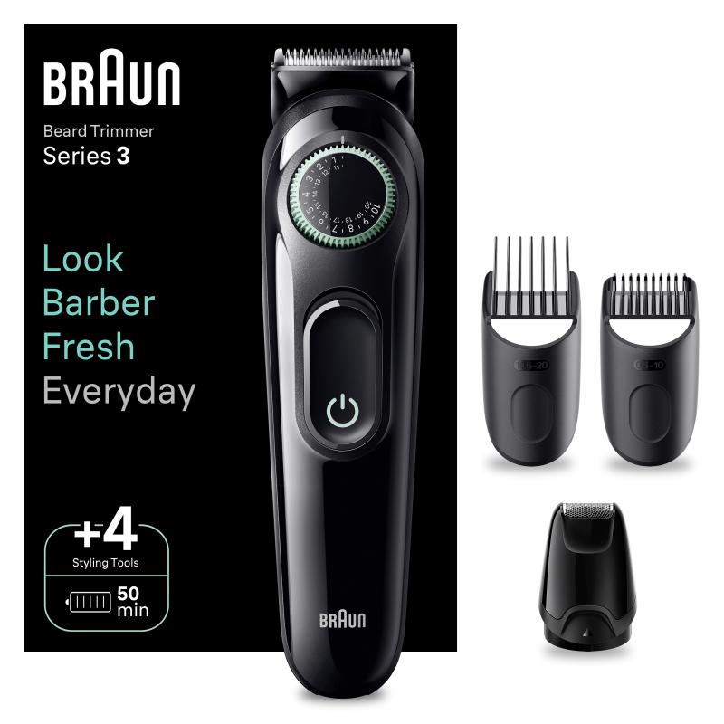 Braun Hair Clipper BT3421 Beardtrimmer black Schwarz (447917)