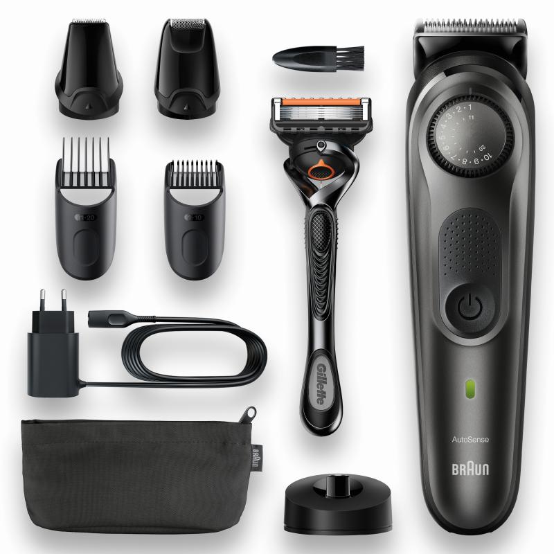 Braun Hair Clipper BT7340 Beardtrimmer black grey (418115)