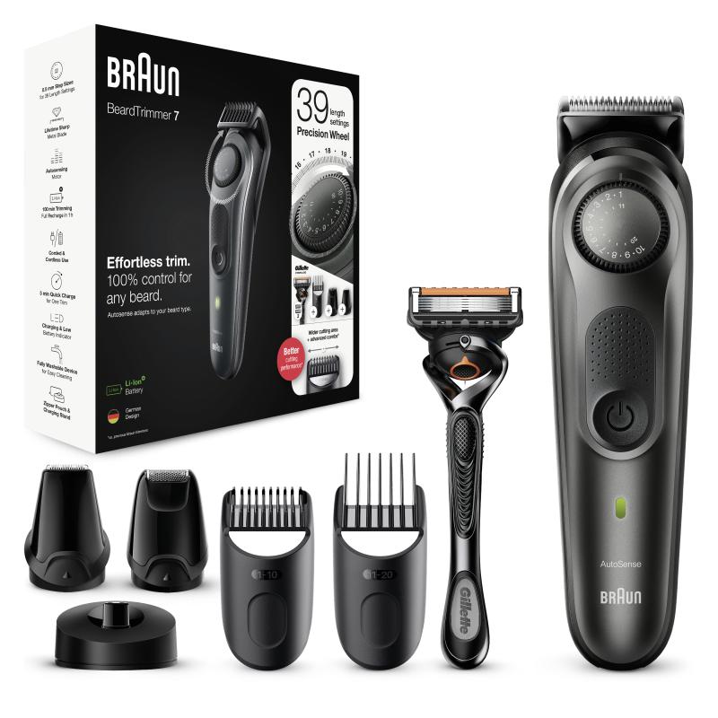 Braun Hair Clipper BT7340 Beardtrimmer black grey (418115)