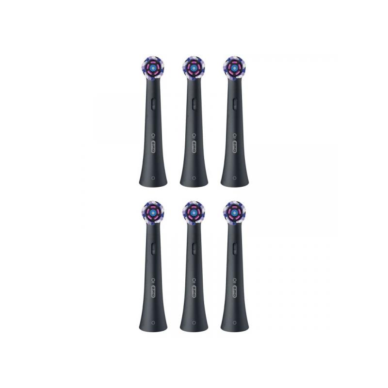 Braun Oral-B OralB Brushheads iO Radiant White 6pcs black Schwarz (854587)