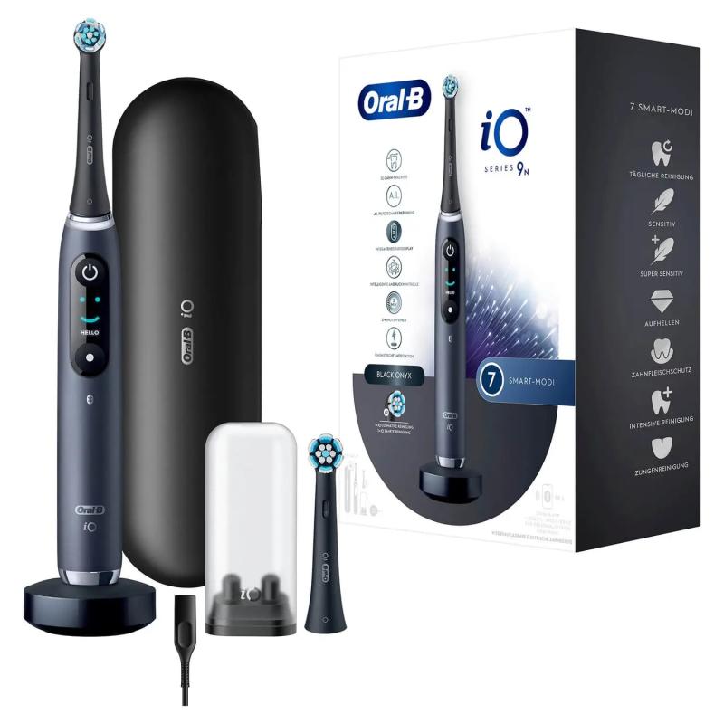 Braun Oral-B OralB Toothbrush iO Series 9N + extra brushead black Schwarz onyx (408666)