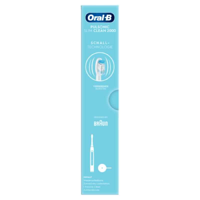 Braun Oral-B OralB Toothbrush Pulsonic Slim Clean 2000 white (304425)