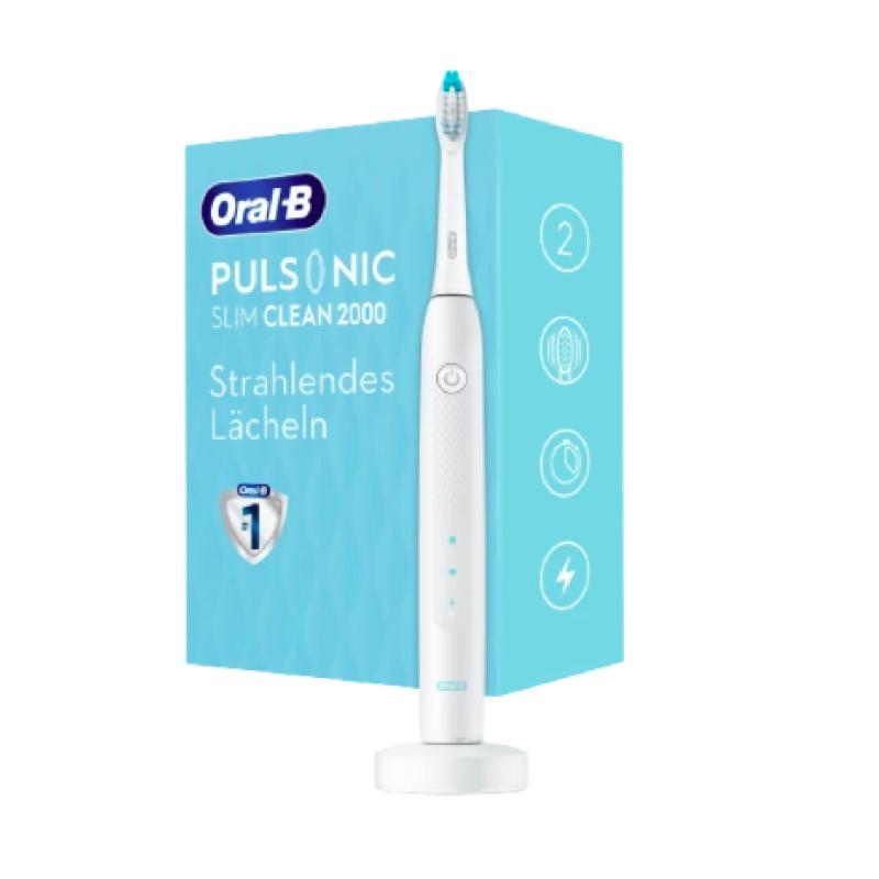 Braun Oral-B OralB Toothbrush Pulsonic Slim Clean 2000 white (304425)