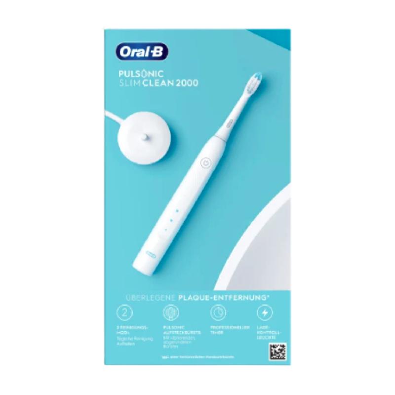 Braun Oral-B OralB Toothbrush Pulsonic Slim Clean 2000 white (304425)