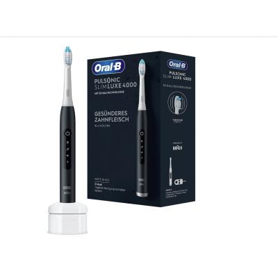 Braun Oral-B OralB Toothbrush Pulsonic Slim Luxe 4000 black Schwarz (437246)