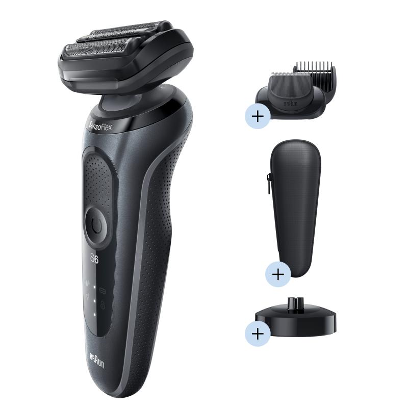 Braun Shaver Series 6 60-N4500cs 60N4500cs Wet&Dry grey black(240921)