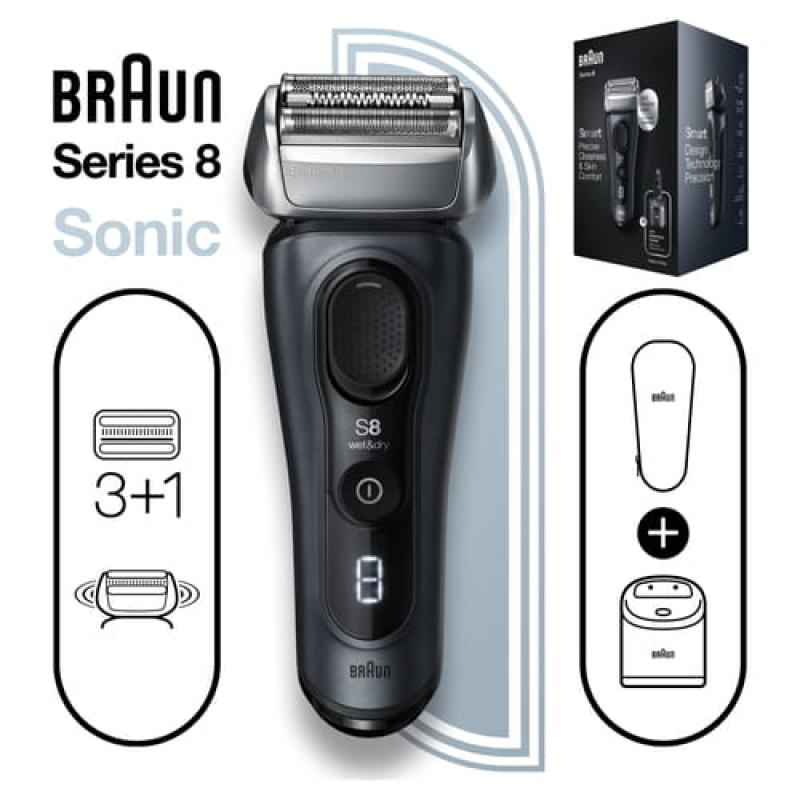 Braun Shaver Series 8 8453cc wet&dry (393016)