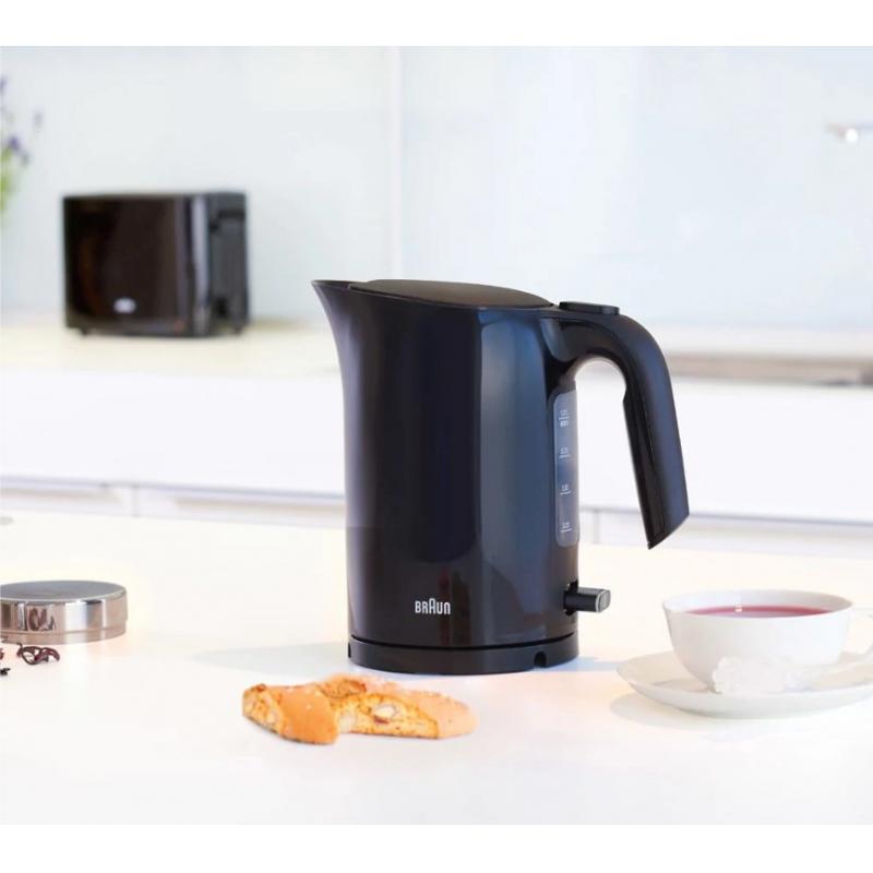 Braun Kettle PurEase 1L WK3000 black Schwarz (0X21010011)