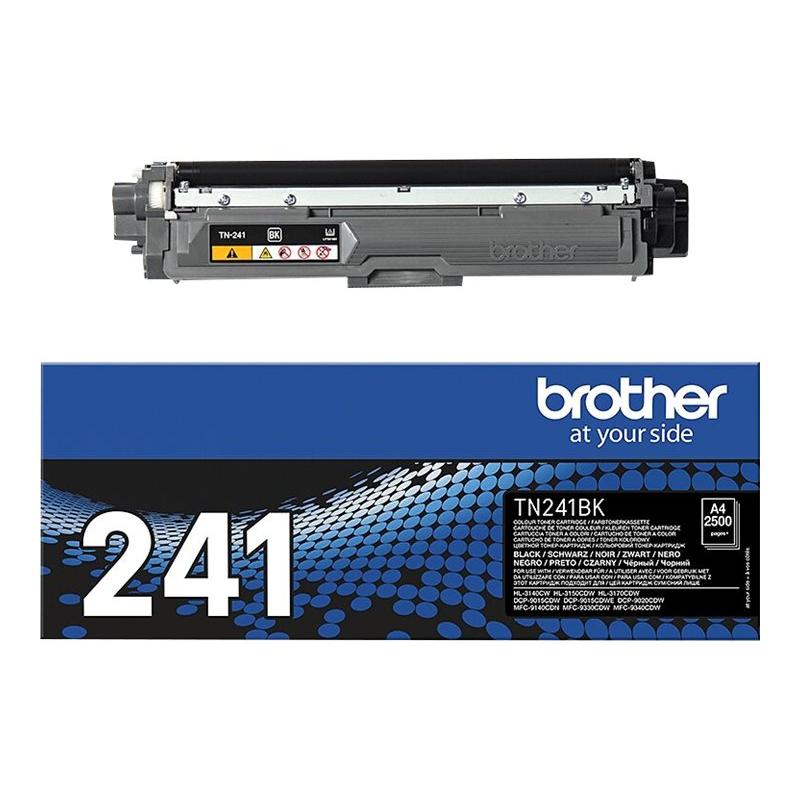 Brother Cartridge TN-241 TN241 Black Schwarz 2,5k (TN241BK)