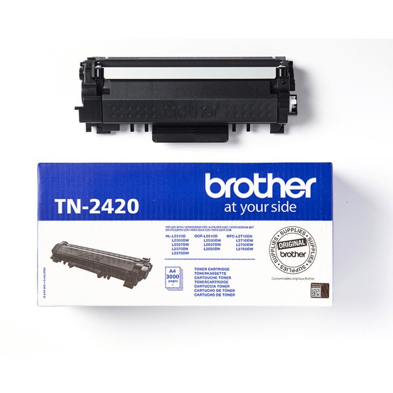 Brother Cartridge TN-2420 TN2420 Black Schwarz (TN2420)