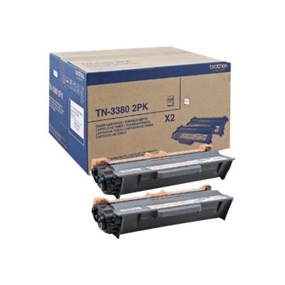 Brother Cartridge TN-3380 TN3380 Twin Pack (TN3380TWIN)