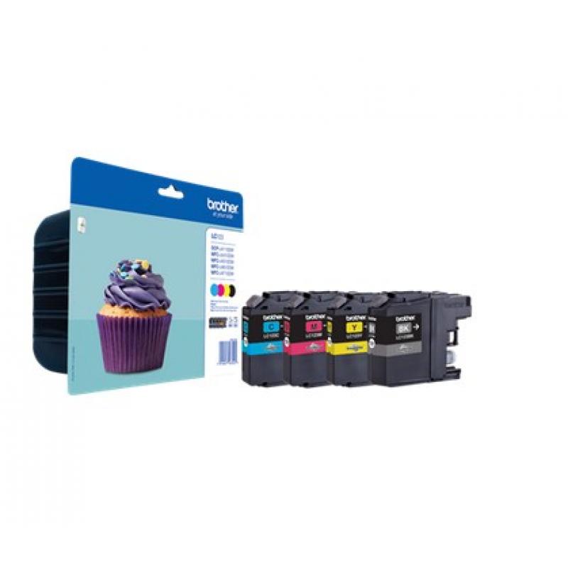 Brother Ink LC 123 Rainbow-Pack RainbowPack (LC123VALBPDR)