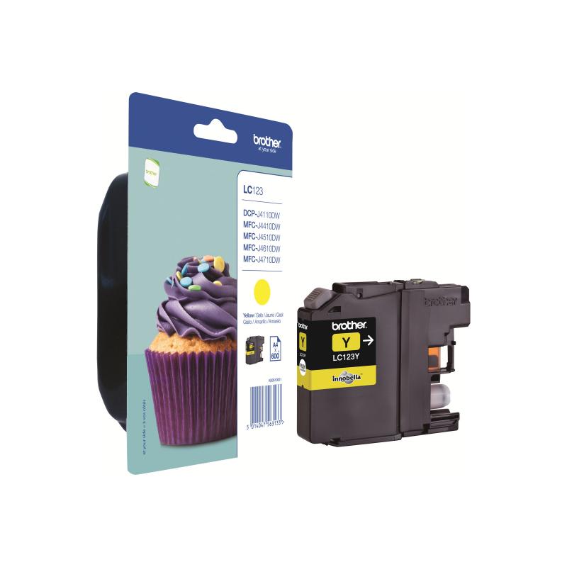 Brother Ink LC 123 Yellow Gelb (LC123Y)