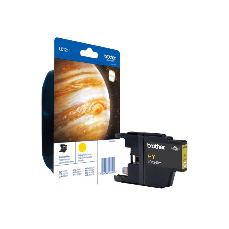 Brother Ink LC 1240 Yellow Gelb 0,6k (LC1240Y)