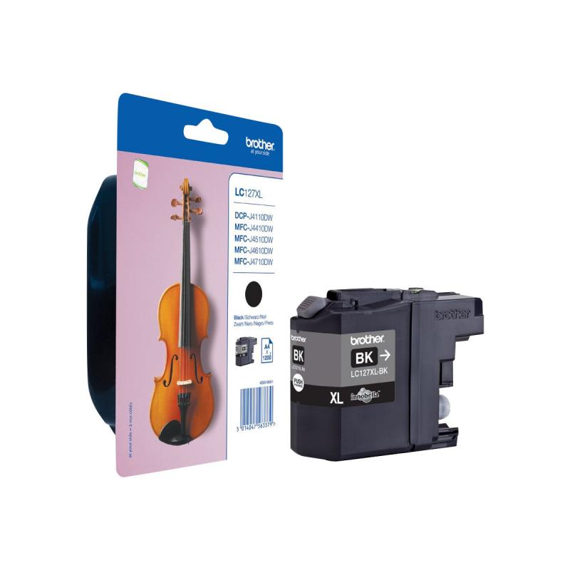 Brother Ink LC 127XL Black Schwarz (LC127XLBK)