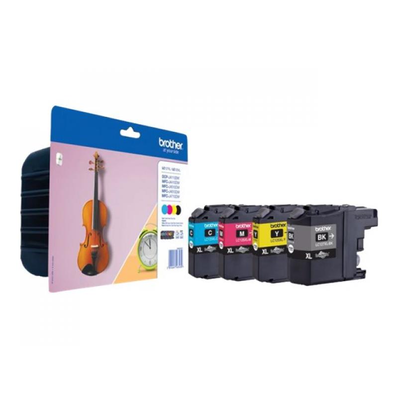 Brother Ink LC 127XL Rainbow-Pack RainbowPack (LC127XLVALBPDR)